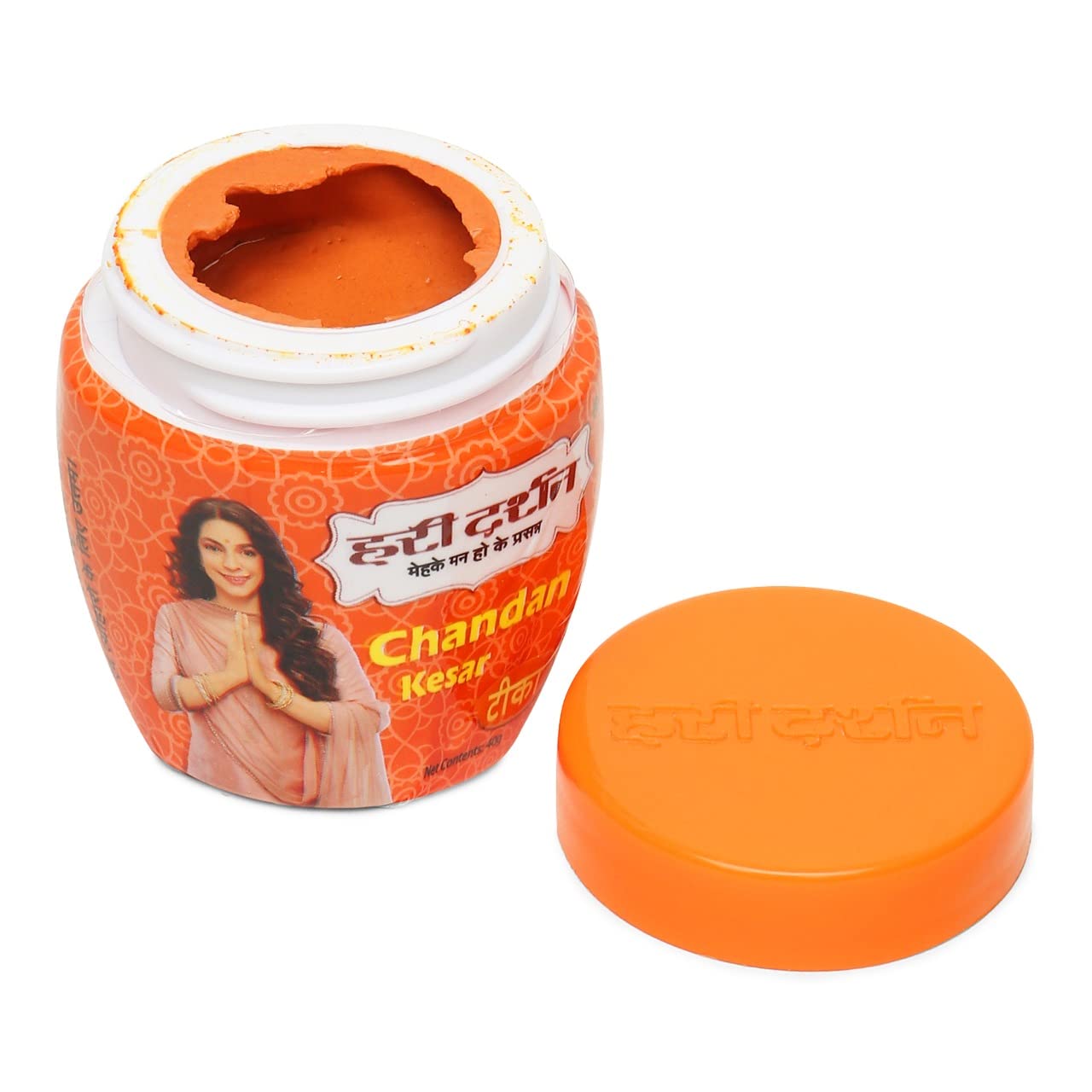Jaisakshi Hari Darshan Pure Kumkum Chandan Tika | Traditional Sandalwood Kumkum Tika for Pooja Havan & Daily Rituals | Long-Lasting Fragrance & Smooth Application for a Divine Experience pack of 6 pc