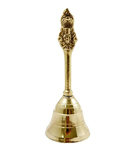 Jaisakshi Brass Garuda Puja Bell | Pooja Ghanti/Ghanta for Home and Temple | Prayer Bell | Pooja Mandir Bell