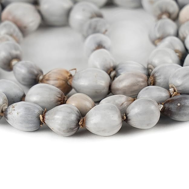 Jaisakshi Original Vaijayanti Jaap Mala 108+1 Beads | Natural Vaijanti Mala for Mantra Chanting, Meditation & Pooja | Spiritual Japa Mala Necklace for Men & Women | Krishna Bhakti Prayer Mala