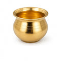 Jaisakshi Pure Brass Puja Kalash – Small Size Lota for Daily Jal Arpan, Surya Arghya, and Spiritual Rituals, Size 2 Inch