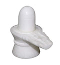 Jaisakshi Pure White Marble White Shiv ling