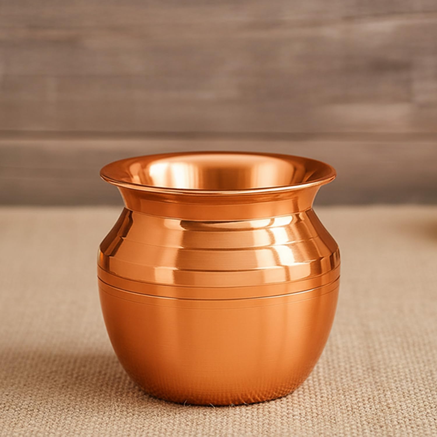 Jaisakshi Copper Lota | Copper Kalash for Pooja | Pooja Lota | Premium Kalasam for Pooja | Big Lota for Puja | Water Pot| Items for Pooja