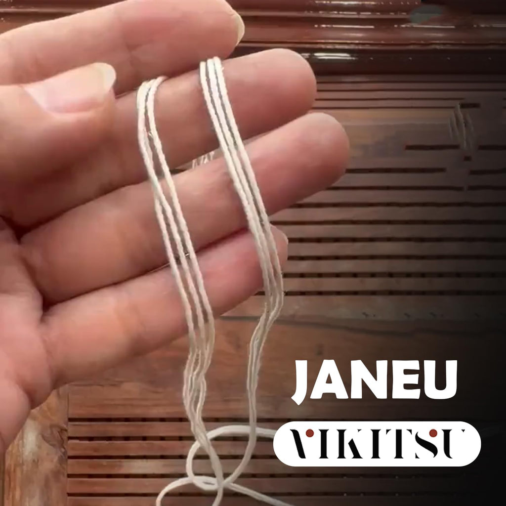 Jaisakshi Janeu for Pooja | Authentic Janeu for Brahmin Rituals | Sacred Jiutiya Dhaga | Premium Jutiya Dhaga for Religious Ceremonies | Holy Dhaga for Jitia Rituals and Pooja Essentials (White, Set of 20)