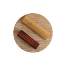 Jaisakshi Natural Malayagiri Sandalwood (Chandan) Pata Board with Red and White Sandalwood Stick Chandan Stick for Puja, Tilak, Face (1 Board with 2 Sticks) Size 5-inches