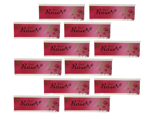 Jaisakshi Balaji Rose Dhoop Sticks Pure Natural Rose Dhoop Stick 10 Sticks Box Pack of 12 Boxes (10 Sticks x 12 Boxes = 120 Sticks)