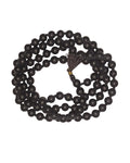 Jaisakshi Original Gandaki River Shaligram Mala 108 Big Beads | Natural Sudarshan Saligram Shila for Pooja, Jaap, Wearing & Lord Vishnu Devotion