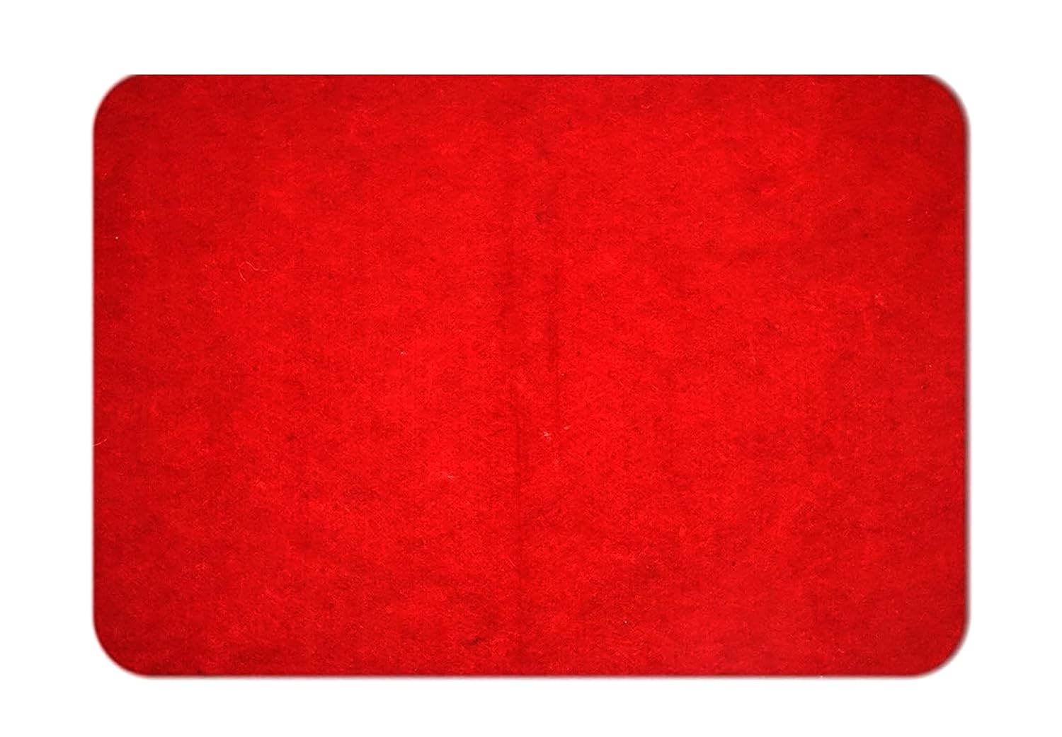Jaisakshi Premium Red Woolen Aasan Meditation Prayer Mat Handcrafted Soft Comfortable Red 23 x 30 Inch (Pack of 1)