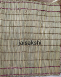 Jaisakshi Kusha Grass Handmade Aasan For Puja/Yoga/Pranayam & Meditation Mat (Yellow), 5 Centimeters